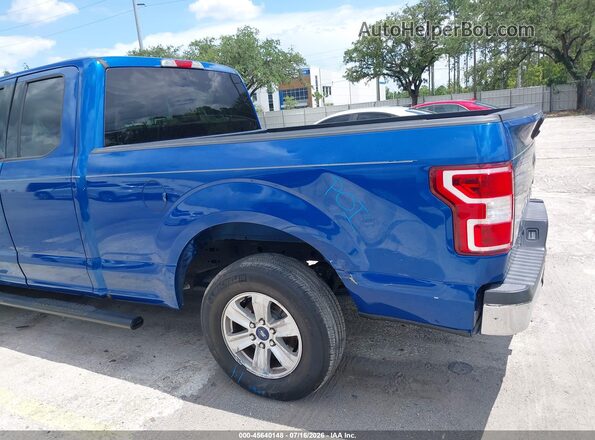 1FTEX1CP3JKG08794 2018 FORD F150 Blue წინა ხედი