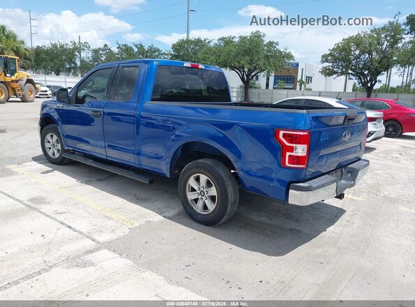 1FTEX1CP3JKG08794 2018 FORD F150 Blue უკანა მარცხენა