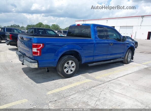 1FTEX1CP3JKG08794 2018 FORD F150 Blue უკანა მარჯვენა