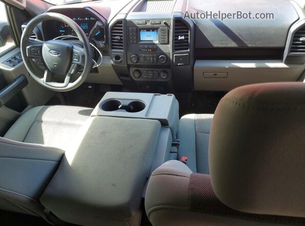 1FTEX1CP3LKD67502 2020 FORD F150 Red Dashboard view