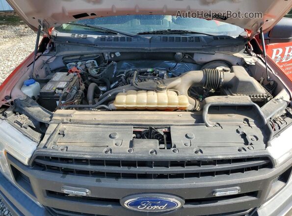1FTEX1CP3LKD67502 2020 FORD F150 Red Rear interior view