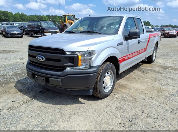 1FTEX1CP4JKE67637 2018 FORD F150 Silver Vista tres cuartos delantera izquierda