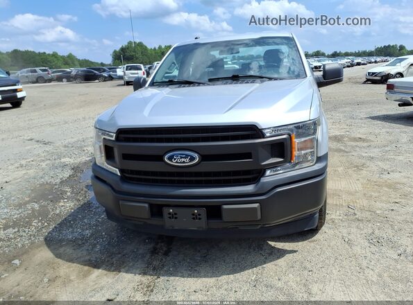1FTEX1CP4JKE67637 2018 FORD F150 Silver Vista del cuadro de instrumentos