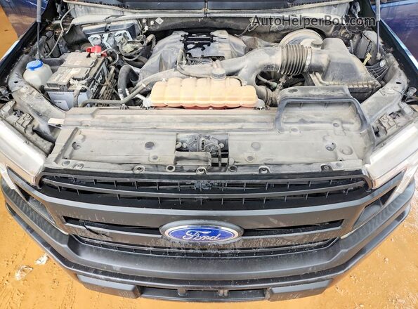 1FTEX1CP4JKE94627 2018 FORD F150 Синий Вид задней части салона