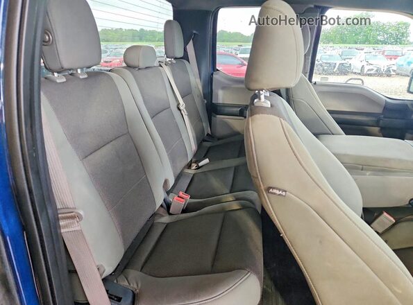 1FTEX1CP4JKE94627 2018 FORD F150 Синий Вид задних сидений
