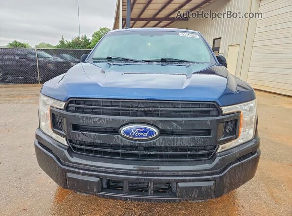 1FTEX1CP4JKE94627 2018 FORD F150 Синий Вид спереди