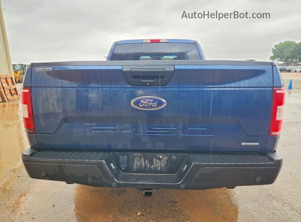 1FTEX1CP4JKE94627 2018 FORD F150 Синий Вид сзади