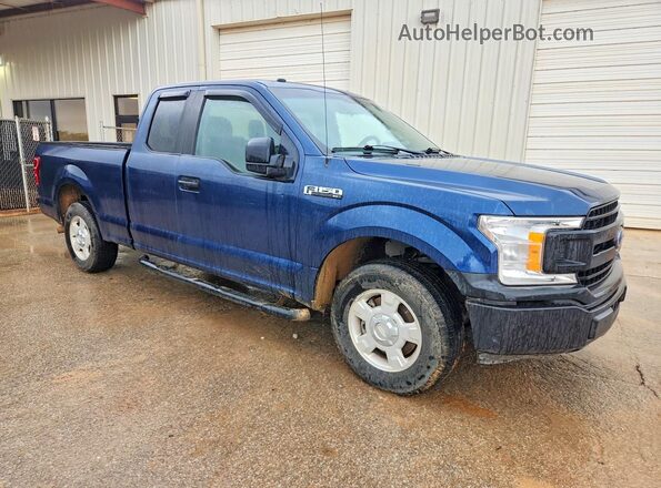 1FTEX1CP4JKE94627 2018 FORD F150 Синий Передняя правая четверть