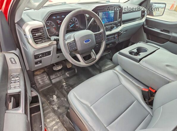 1FTEX1CP4MKD85315 2021 FORD F150 Красный Вид панели приборов