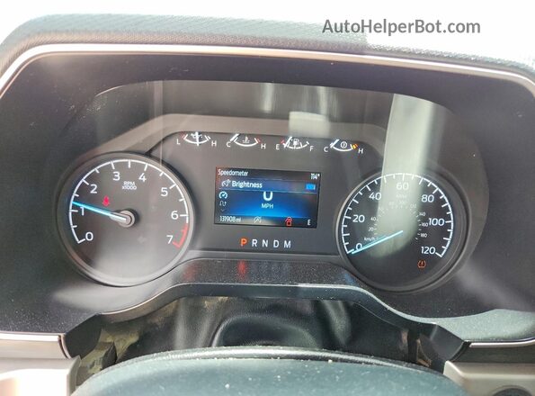 1FTEX1CP4MKD85315 2021 FORD F150 Красный Вид щитка приборов