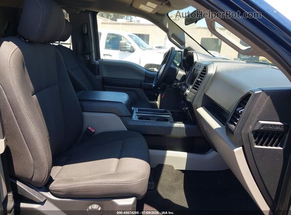 1FTEX1CP5JKF60702 2018 FORD F150 Blue Вид салону спереду