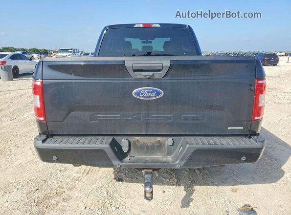 1FTEX1CP5JKG03595 2018 FORD F150 Black Вид ззаду