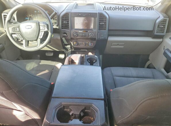 1FTEX1CP5JKG03595 2018 FORD F150 Black Вид панелі приладів