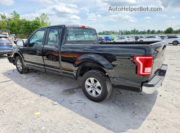 1FTEX1CP6GFA12824 2016 FORD F150 Black უკანა მარცხენა