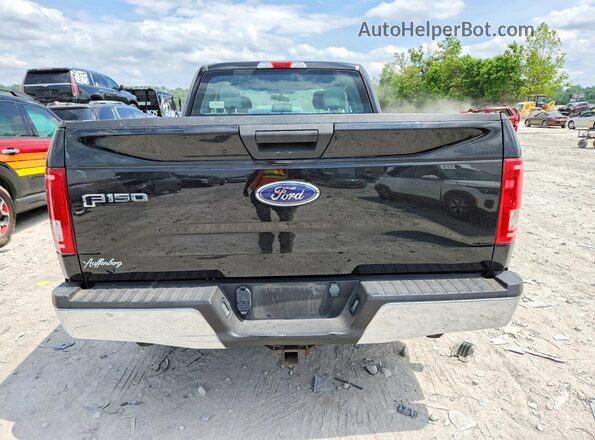 1FTEX1CP6GFA12824 2016 FORD F150 Black უკანა ხედი