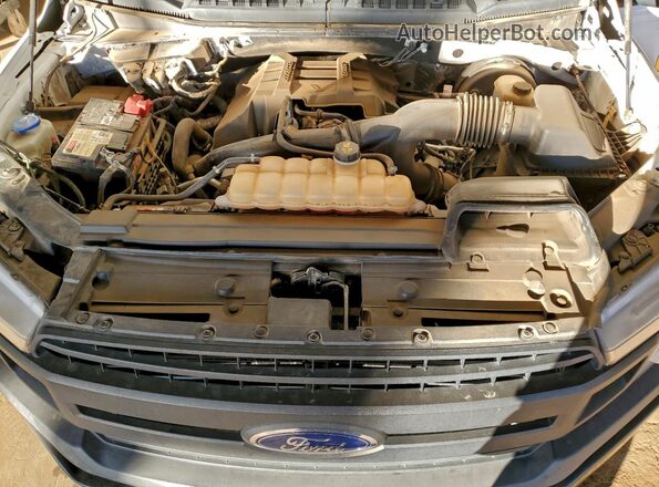 1FTEX1CP6JKF28664 2018 FORD F150 White უკანა სალონის ხედი