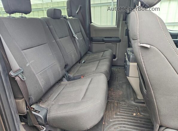 1FTEX1CP6JKF49465 2018 FORD F150 Gray უკანა სავარძლების ხედი