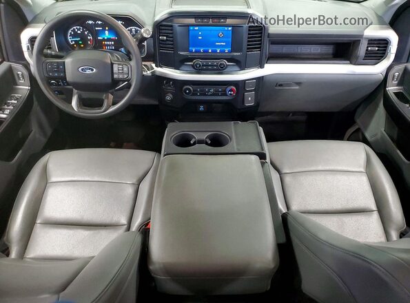 1FTEX1CP6NFB88799 2022 FORD F150 White Dashboard view