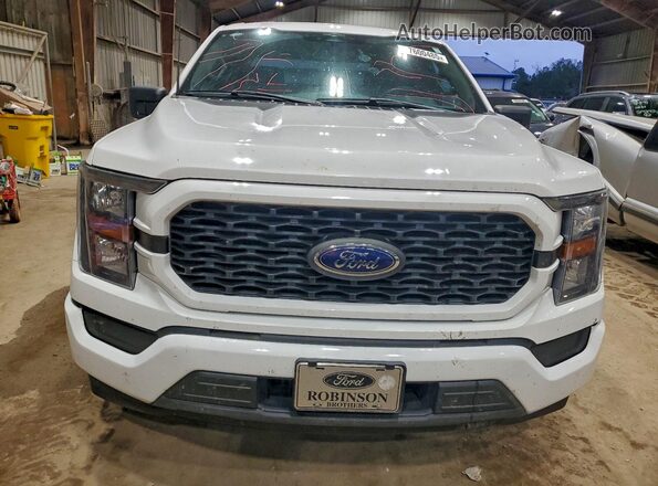 1FTEX1CP6PKF65982 2023 FORD F150 White Widok z przodu