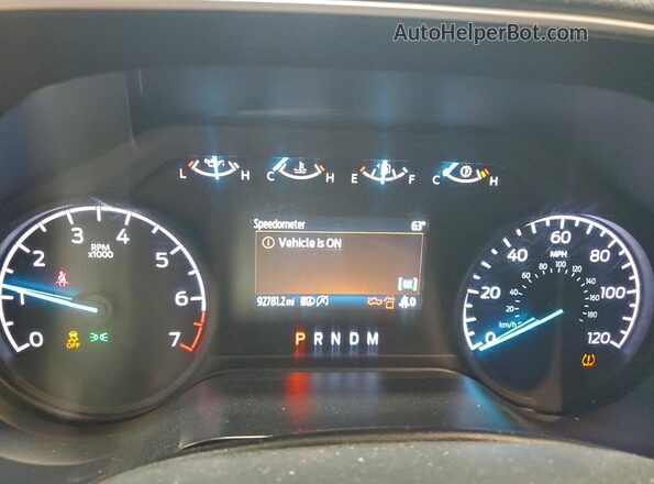 1FTEX1CP6PKF65982 2023 FORD F150 White Widok zestawu wskaźników