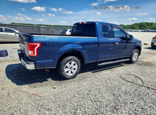1FTEX1CP7GFA67217 2016 FORD F150 Blue Rear right