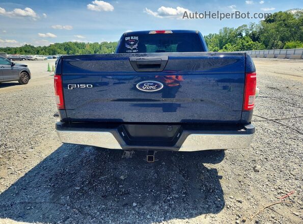 1FTEX1CP7GFA67217 2016 FORD F150 Blue Rear view