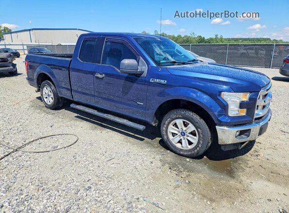 1FTEX1CP7GFA67217 2016 FORD F150 Blue Front right
