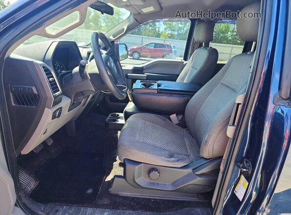 1FTEX1CP7GFA67217 2016 FORD F150 Blue Front interior view