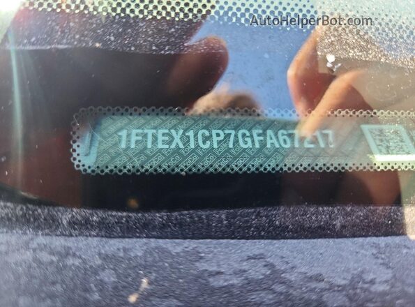 1FTEX1CP7GFA67217 2016 FORD F150 Blue Engine compartment view