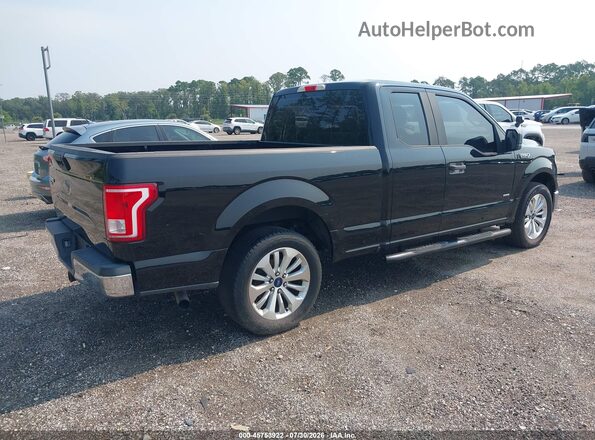 1FTEX1CP7GFC27001 2016 FORD F150 Black Tył prawy
