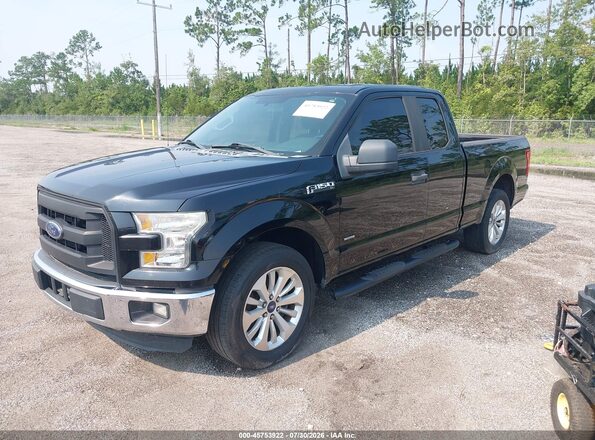 1FTEX1CP7GFC27001 2016 FORD F150 Black Przód lewy