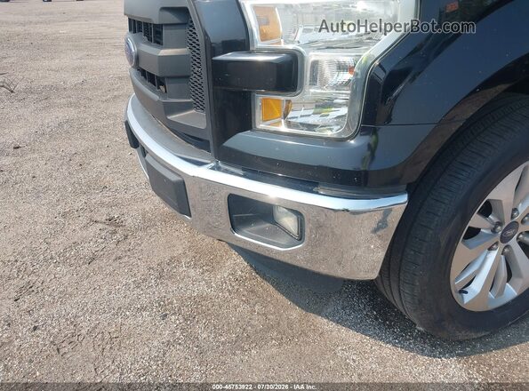 1FTEX1CP7GFC27001 2016 FORD F150 Black Widok z przodu