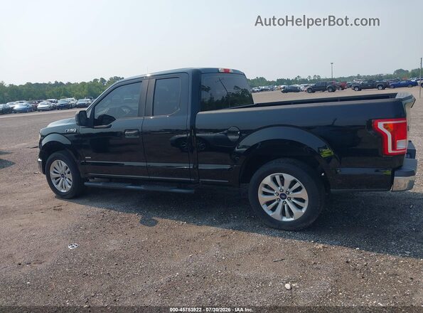 1FTEX1CP7GFC27001 2016 FORD F150 Black Widok wnętrza 360 stopni