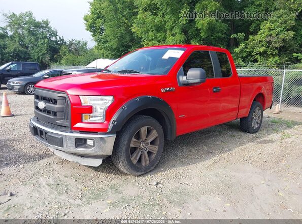 1FTEX1CP7GKF93029 2016 FORD F150 Red Передня ліва чверть