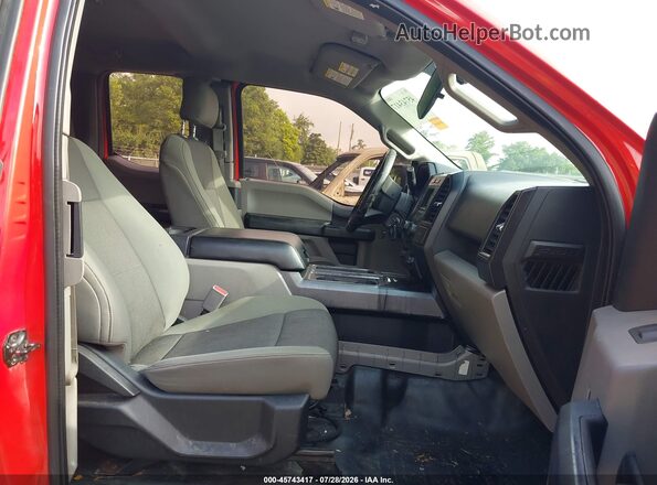 1FTEX1CP7GKF93029 2016 FORD F150 Red Вид салону спереду