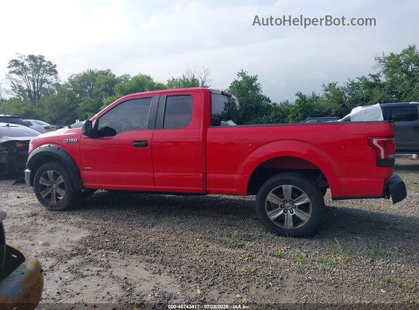 1FTEX1CP7GKF93029 2016 FORD F150 Red Панорамний вид салону 360°