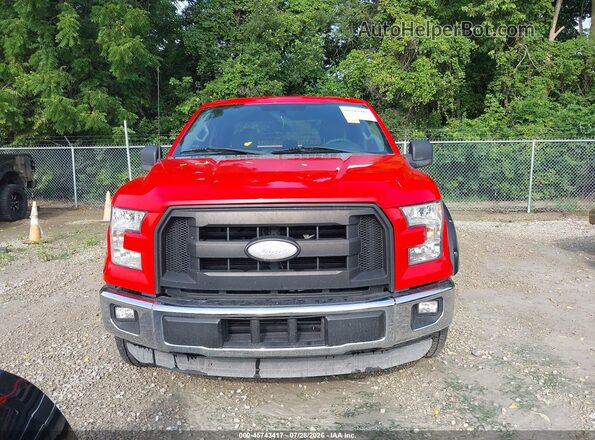 1FTEX1CP7GKF93029 2016 FORD F150 Red Вид щитка приладів