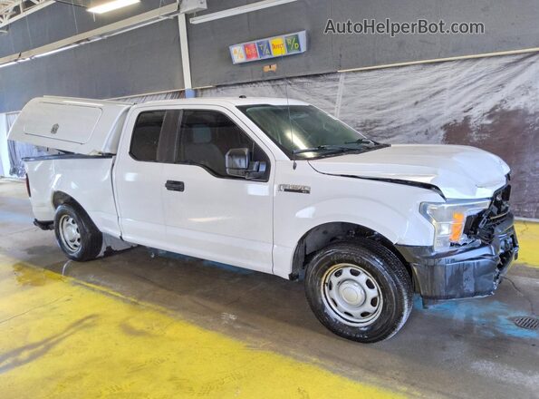 1FTEX1CP7JKE87316 2018 FORD F150 Белый Передняя правая четверть