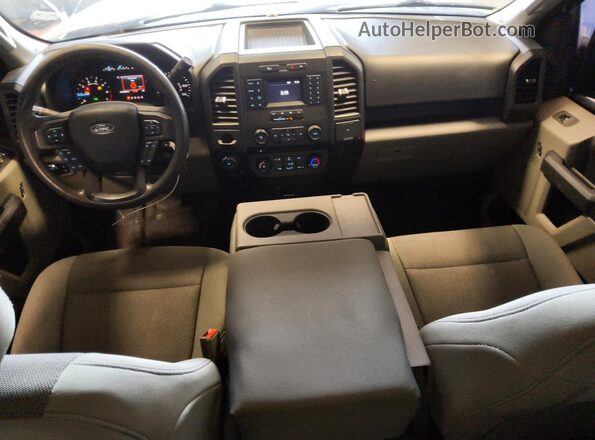 1FTEX1CP7JKE87316 2018 FORD F150 Белый Вид панели приборов