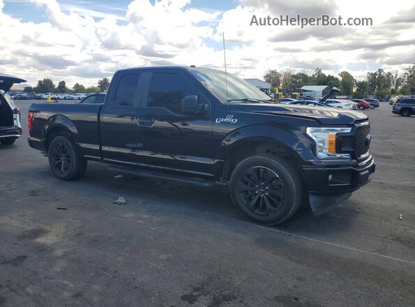 1FTEX1CP8JKF41545 2018 FORD F150 Black წინა მარჯვენა