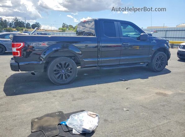 1FTEX1CP8JKF41545 2018 FORD F150 Black უკანა მარჯვენა