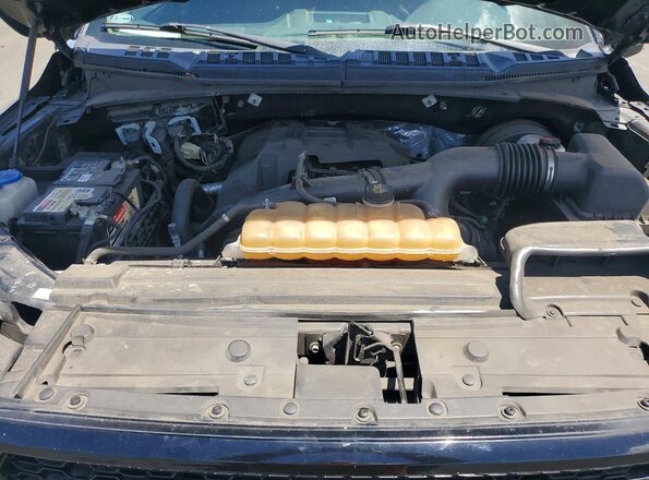 1FTEX1CP8JKF41545 2018 FORD F150 Black უკანა სალონის ხედი