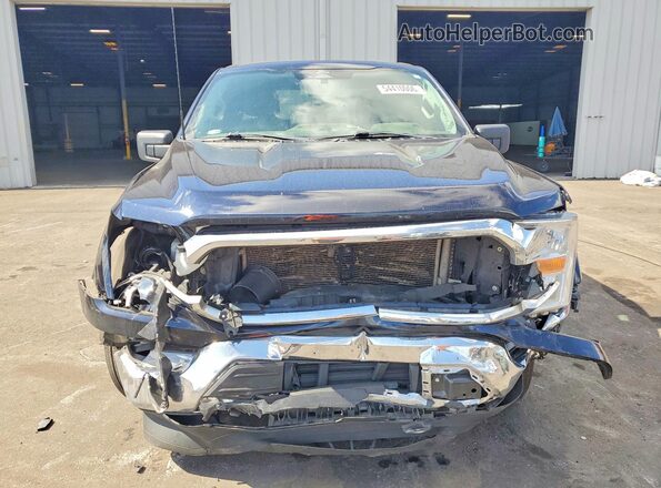 1FTEX1CP8NKF30518 2022 FORD F150 Blue Widok z przodu