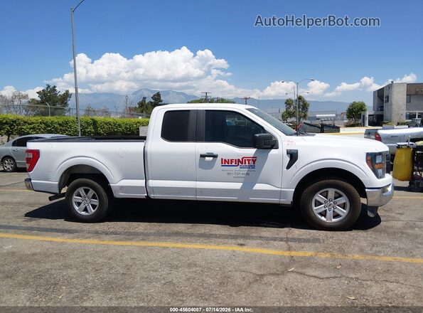 1FTEX1CP8PKF43384 2023 FORD F150 White Rear interior view