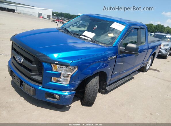 1FTEX1CP9GKF41272 2016 FORD F150 Blue Vista tres cuartos delantera izquierda