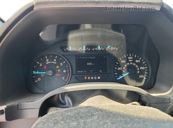 1FTEX1CP9JFB72980 2018 FORD F150 White Vista del cuadro de instrumentos