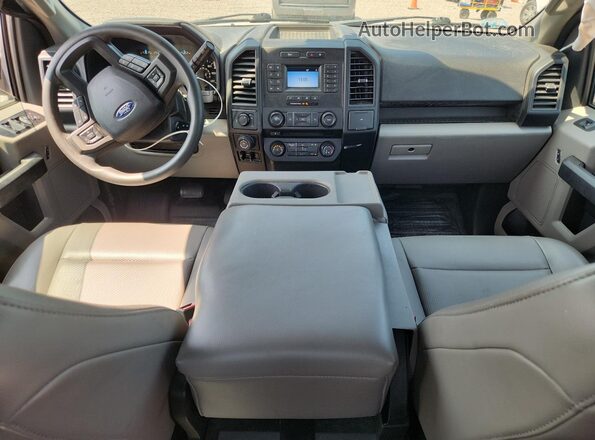 1FTEX1CP9JFB72980 2018 FORD F150 White Vista del salpicadero
