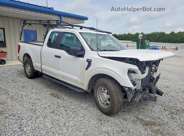 1FTEX1CP9PKD01378 2023 FORD F150 White Առջևի աջ