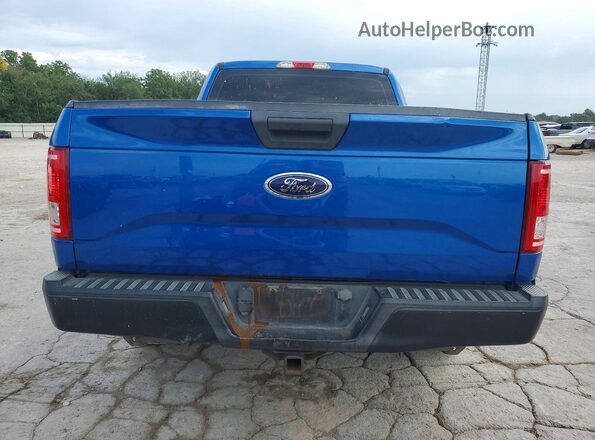 1FTEX1CPXGFB12697 2016 FORD F150 Синий Вид сзади