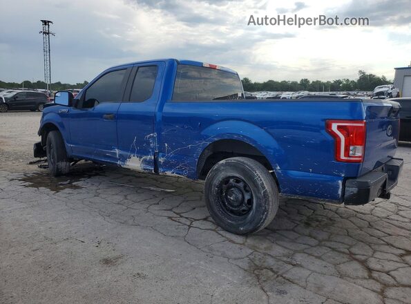 1FTEX1CPXGFB12697 2016 FORD F150 Синий Задняя левая четверть